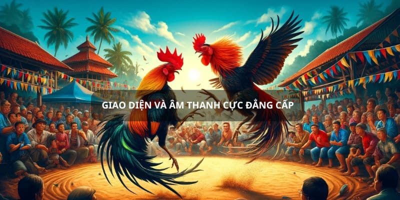 Giao diện và âm thanh đẳng cấp của trường gà Giao diện và âm thanh đẳng cấp của trường gà